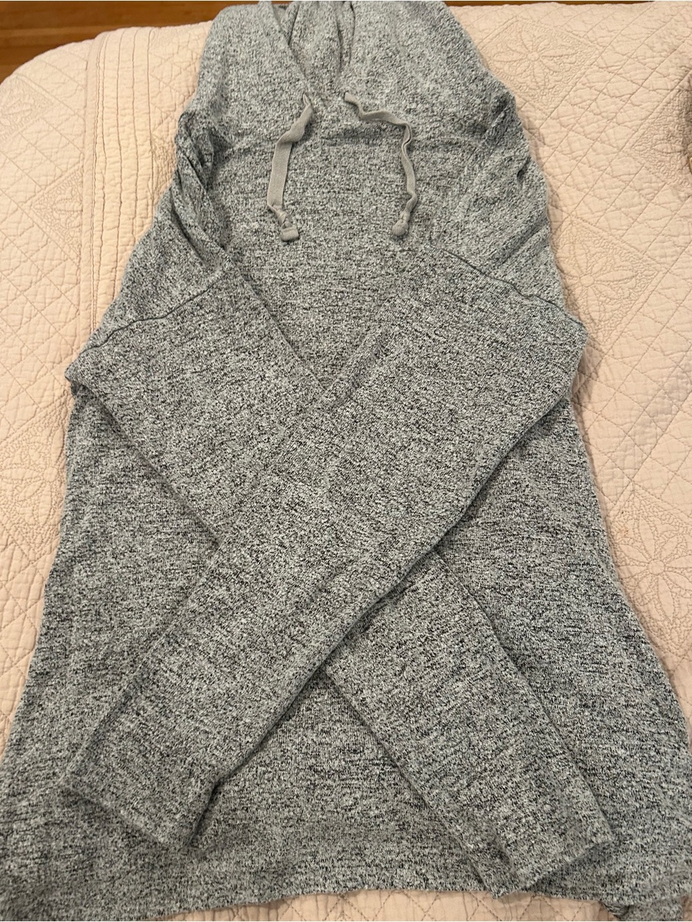Cozy Gray Hooded Women's PJ Set